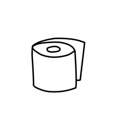 toilet paper outline