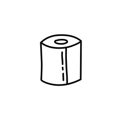 toilet paper outline