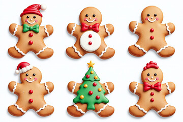 christmas treats watercolor gingerbreads festive holiday cookie