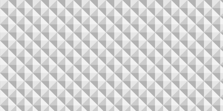 background abstract grid white paper texture triangle cube art surface mosaic texture technology square banner and web metallic geometric design.