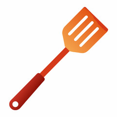 new stylish spatula vector icon on white background