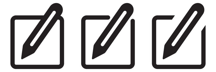 Obraz premium Edit icon vector illustration