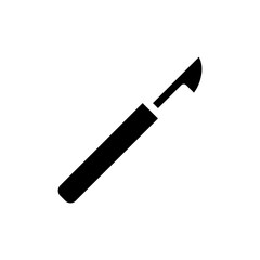 Surgical scalpel icon. Concept of surgery, medical, and healthcare.