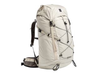 Beige Hiking Backpack Outdoor Gear, Travel Pack, Adventure Equipment