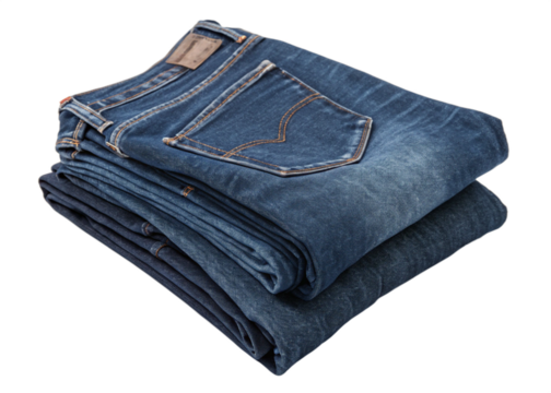 Stacked Denim Jeans Fashionable Apparel, Blue Jeans, Classic Style