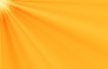 Abstract orange background with blurred light flowing from the upper left