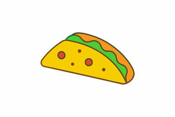 Quesadilla food  vector illustration