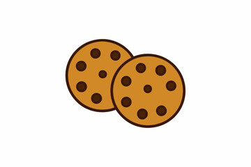 Cookies food  vector illustration