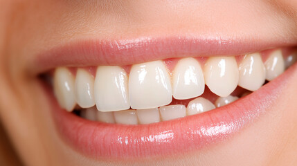 Close-up Photograph of Human Teeth and Lips