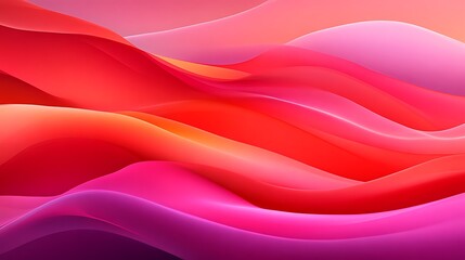 Abstract Red Pink Wave Pattern Design