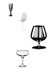 set of glasses composes 3