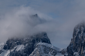 Antarctica view. Seascape and landscape of Antarctica. Glaciers and Southern Ocean.