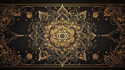 Obraz premium elegant thai style ornament artistic