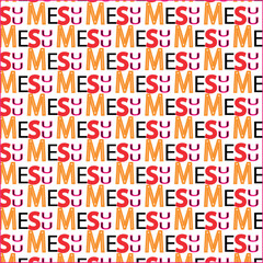 seamless pattern with letters
