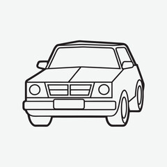 Fototapeta premium car icon vector