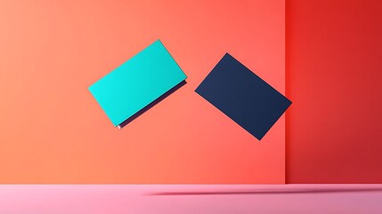 Fototapeta premium Elegant Business Card Mockup Designs - Minimal and Modern Templates