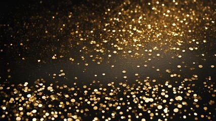 Gleaming gold contrasted with a shadowy background