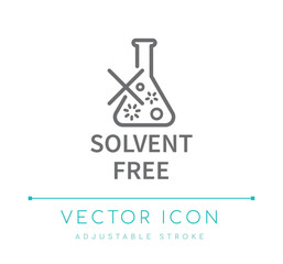 Solvent Free Line Icon