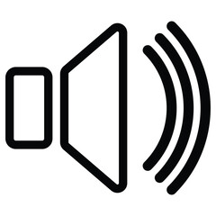 Speaker volume icon vector illustration