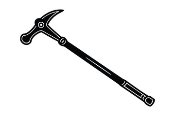 Halligan Bar vector art silhouette.eps