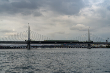 Golden Horn metro bridge, Istanbul, Turkey