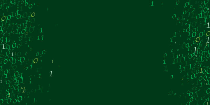 green binary code