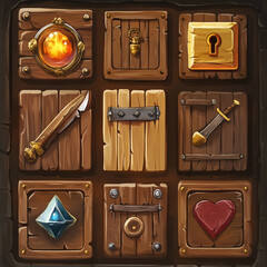 2D abstract gaming background illustration Casual game background environment for adventure or combat mobile game. cartoon style in game art background environment.
