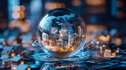 Fototapeta premium Global Real Estate Investment Opportunities