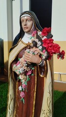 Brazil, Trindade, Goiás: 09 December 2024: religious images catholic church christ jesus religious...