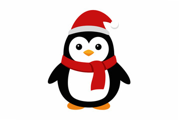penguin santa claus