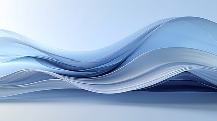 Abstract blue wave background. (4)
