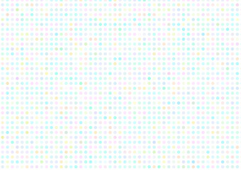 Pastel Polka Dot Pattern Background（淡いパステルカラーの細かいドットが規則的にならんだ背景）