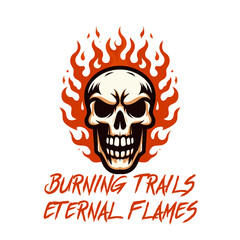 Fire, chain and skull artwork. Heavy metal music poster design. Skull with heard rock t shirt design. Rock and roll print design. Metal music is in my soul. born to be rock stars.