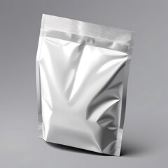 Blank vector Blank white foil package