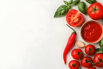 Fototapeta premium Vibrant Tomato Food Photography