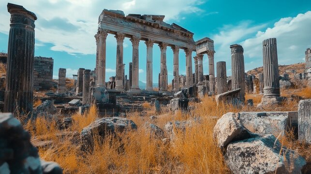 Granite elements from ancient Greece and Rome.