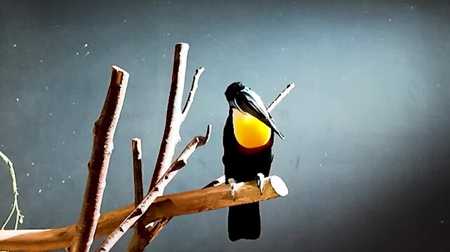 熱帯の鳥オオハシのクローズアップ：鮮やかで魅力的な色彩が特徴のエキゾチックな野生動物