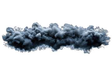 Swirling gray smoke forms dynamic, abstract patterns that evoke the grandeur of storm clouds, blending seamlessly into a transparent backdrop, inviting creative exploration
