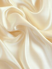 Obraz premium Elegant light cream parchment texture background paper soft drapery home decor warm ambience close-up view