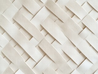 Woven texture of warm white paper background minimalist design artistic content soft environment aesthetic viewpoint