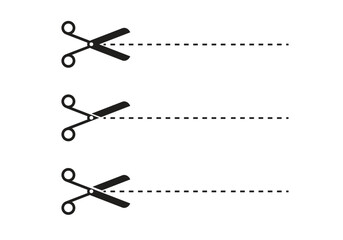 Coupon Cutting Scissors with Dotted Lines