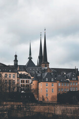 view of the old town of luxembourg