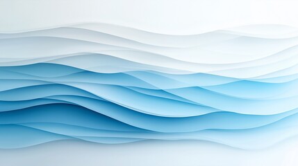Fototapeta premium Abstract wave pattern in pastel colors reflecting the serenity of pollution-free oceans for Earth Day celebrations