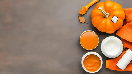 Autumn Skincare Routine Illustration