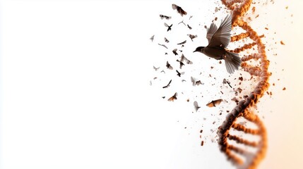 Laboratory DNA Research Flying Bird Transformation