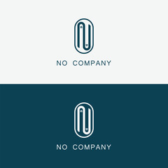 NO House Logo Design Template. Letter NO Logo for Real Estate, Construction or any House Related Business

