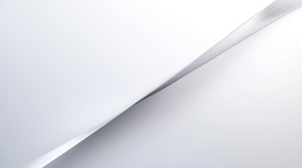 Folded White Paper Abstract.