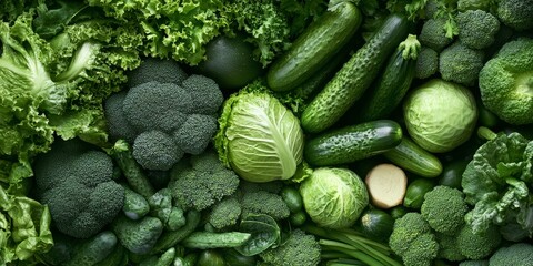 Embracing healthy eating involves incorporating fresh organic vegetables, emphasizing the importance of green foods in a nutritious diet for overall well being.