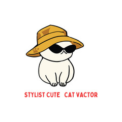 stylist cute   cat vactor-01