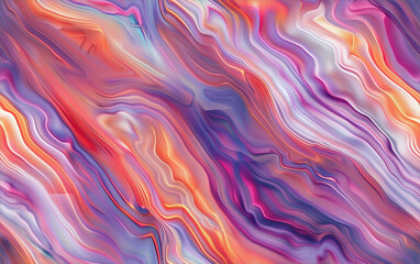 Naklejka premium Colorful Abstract Fluid Art with Gold Accents 